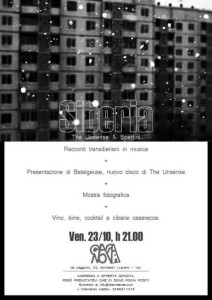 "Siberia", The Unsense e Spertini - venerdì 23 ottobre presso la "CASANOVA Mombello"