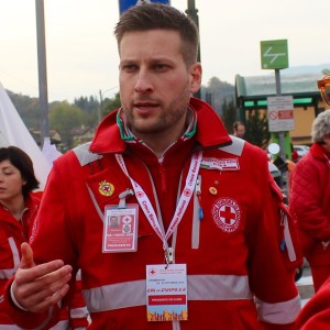 Il presidente della CRI Luino, Pierfrancesco Buchi