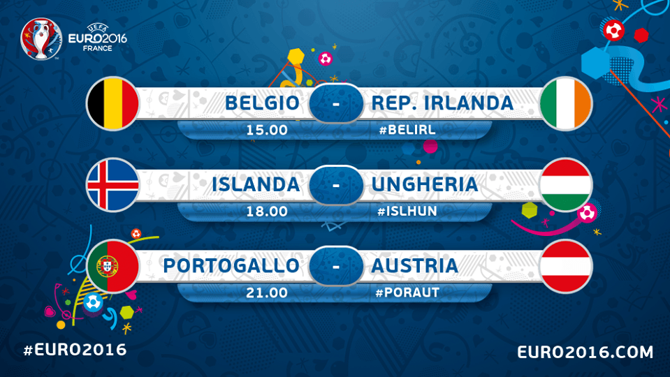 Le partite di oggi