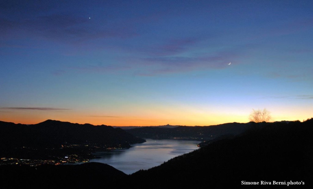 Un buongiorno con la foto del giorno di Simone Riva Berni, una veduta sul lago Maggiore