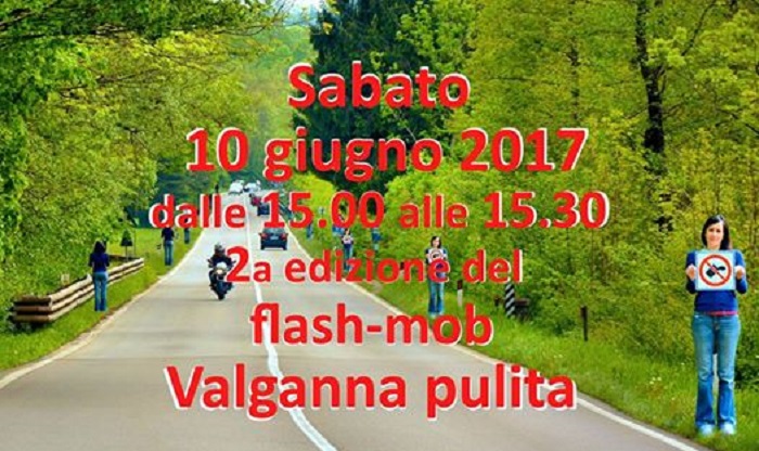 Strade Pulite, sabato la 2°edizione del flash mob. Questa sera a Ganna il briefing preparatorio