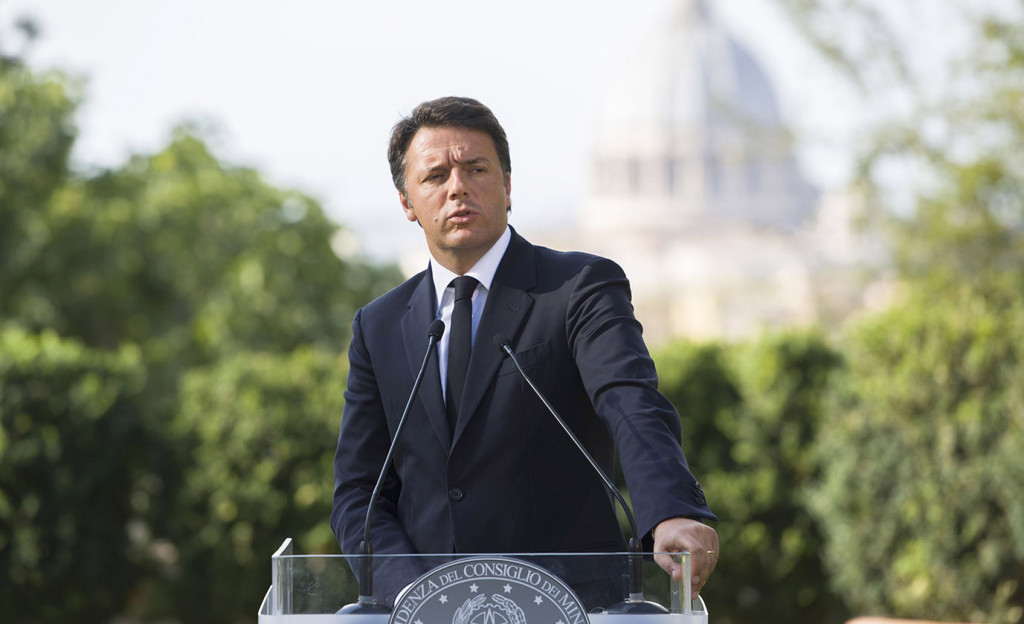 Il presidente del consiglio Matteo Renzi, dal profilo Flickr di Palazzo Chigi
