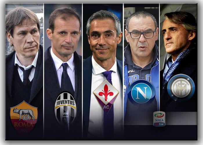 Calcio, Serie A: cinque squadre in quattro punti lottano per lo Scudetto (ANSA)
