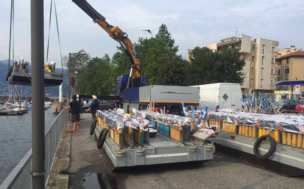 Luino, confermato il maxi-schermo al Parco a Lago per Italia-Germania e i fuochi d'artificio