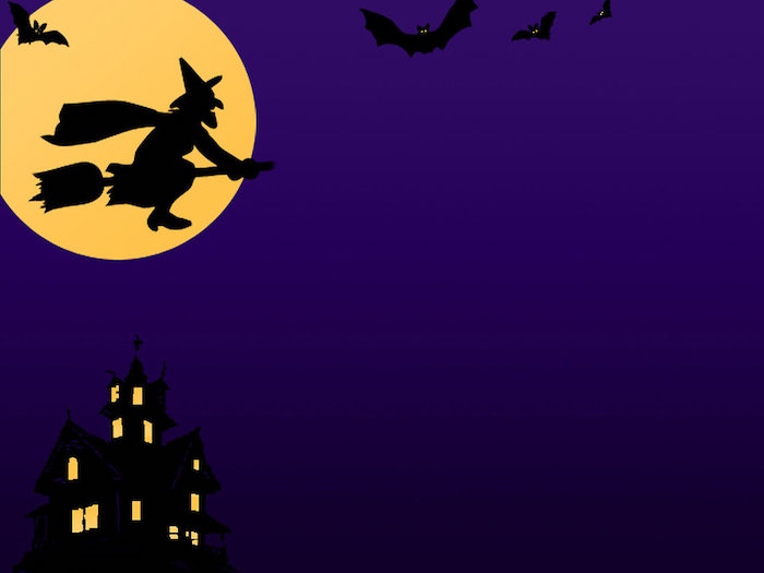 9111-a-halloween-background-with-a-witch-bats-and-a-haunted-house-pv
