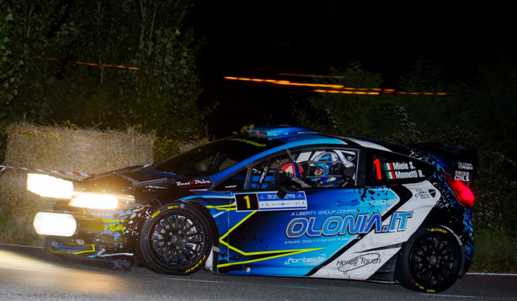 Rally, Miele e il luinese Mometti calano il tris: vittoria anche a Cremona e ipoteca sulla Coppa Italia