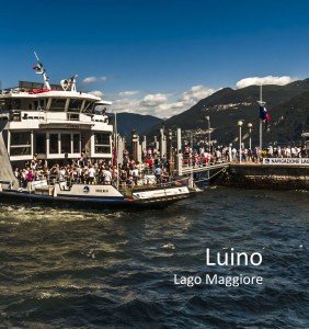 La copertina del libro fotografico "Luino Lago Maggiore"