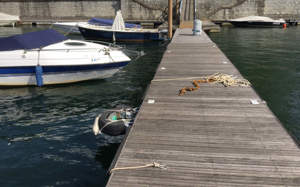 Luino, "Non trovo soluzioni dagli enti competenti. Situazione sconcertante nei porti" (Foto © Mario Fidenza)