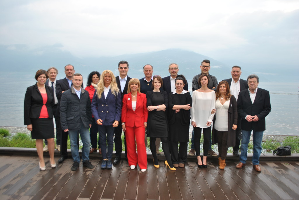 I candidati della lista "La Grande Luino", guidata da Giuseppe Taldone