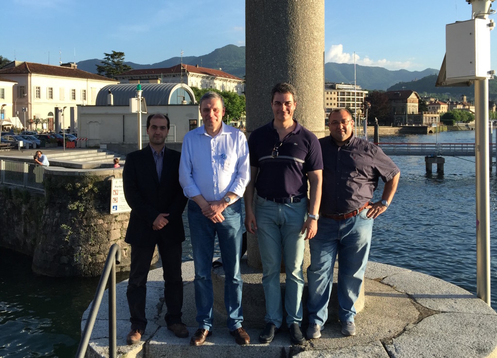 Luino, i quattro candidati sindaci Pietro Agostinelli
, Fabio Luciano Cocomazzi
, Franco Compagnoni
e Giuseppe Taldone