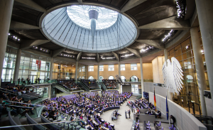 L'interno del Bundestag, il parlamento tedesco (vorwaerts.de)