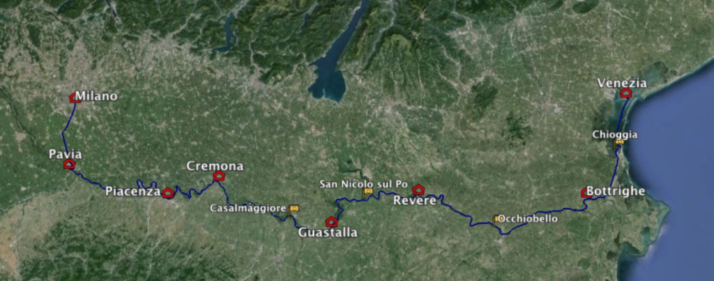La mappa del percorso delle "reMi VEri"