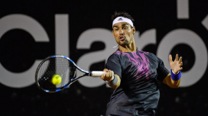 Fabio Fognini, durante il match vinto contro Nadal a Rio (rioopen.com)