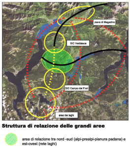 La struttura di relazione delle grandi aree