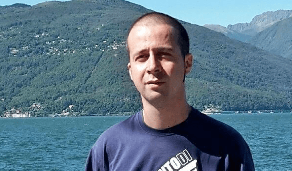 Federico Russo, candidato sindaco "Forza Nuova" a Cremenaga