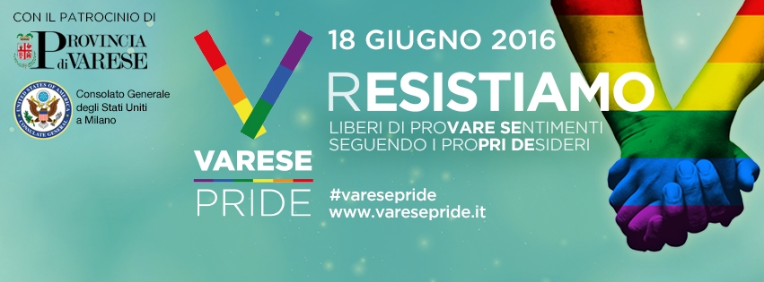 Sabato in scena il primo Varese Pride: ecco il manifesto, il programma e il percorso modificato