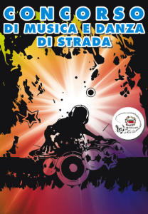 La locandina del "Concorso di musica e danza di strada"