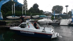 La motovedetta dei Carabinieri che ha permesso l'arresto di tre uomini