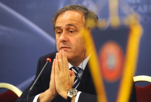 Michel Platini, arrivando al terzo mandato consecutivo come presidente UEFA (calciobuzz.it)