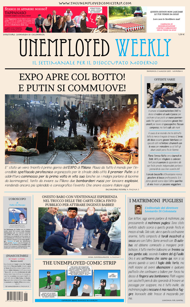 Unemployed Weekly, 3 maggio 2015
