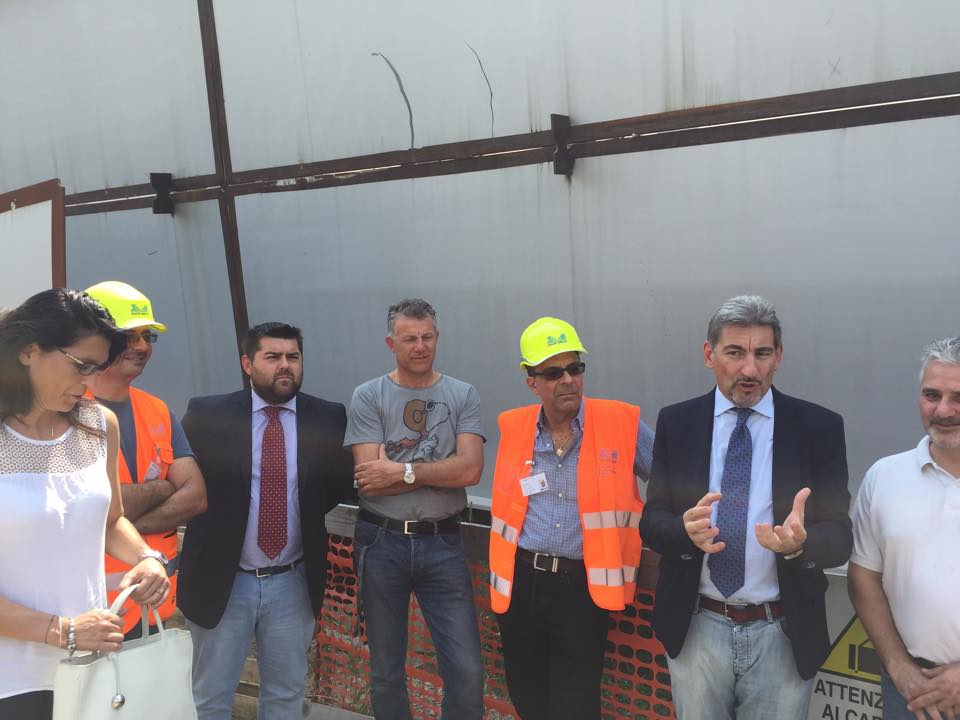 Il Presidente del Consiglio Regionale, Raffaele Cattaneo, insieme all'Assessore regionale alle Infrastrutture e Mobilità, Alessandro Sorte ha fatto un sopralluogo a Cantello a sei anni esatti dall'avvio del cantiere della linea ferroviaria Arcisate-Stabio