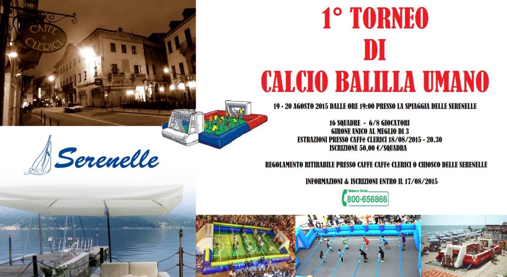 Torneo di calcio balilla Luino