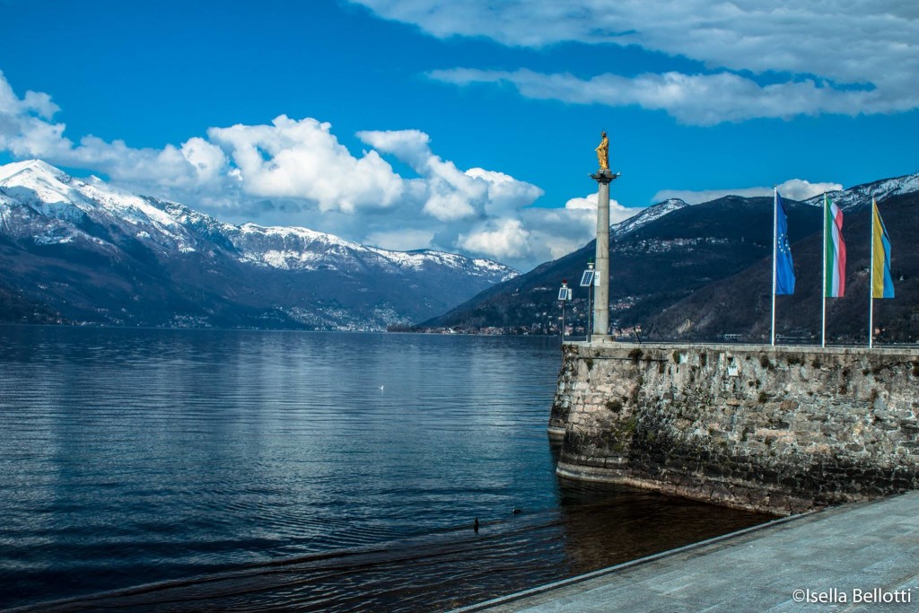 Una foto di Isella Bellotti dal Porto Vecchio di Luino
