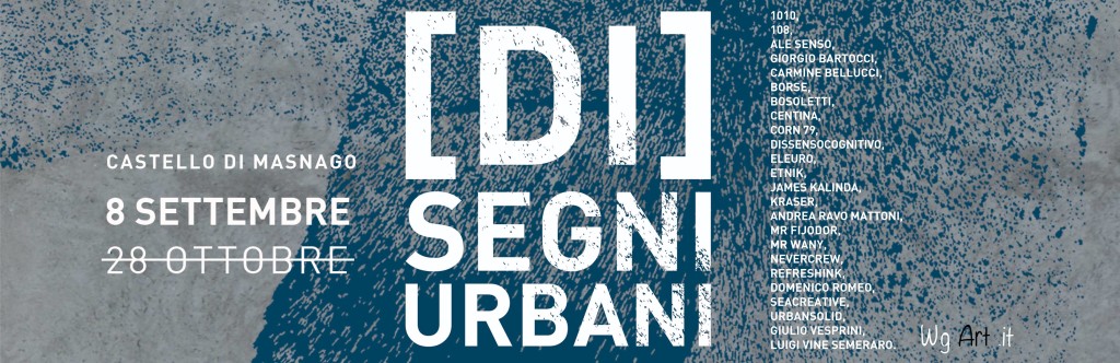 Dall'8 settembre la mostra "[DI]SEGNI URBANI" al Castello di Masnago: l'arte di strada in museo