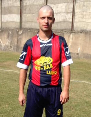 Omar Ancelliero, autore della doppietta che ha regalato la vittoria al Luino-Maccagno