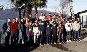 La Canottieri Germignaga in festa, ospite d'eccezione il campione Elia Luini