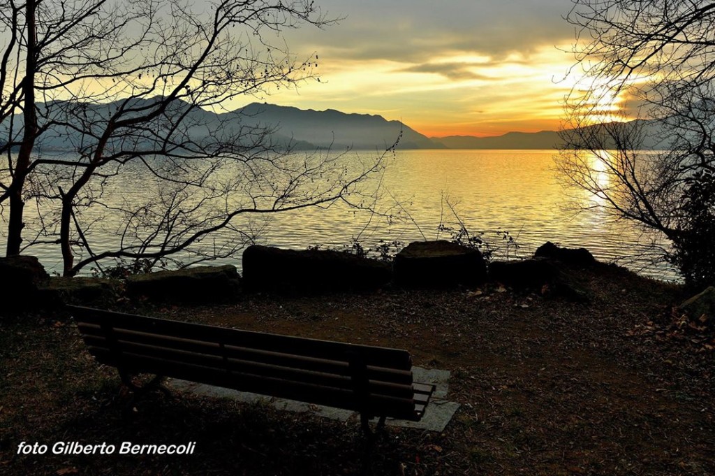 Buongiorno con la foto del giorno di Gilberto Bernecoli: "Una panchina sul lago"