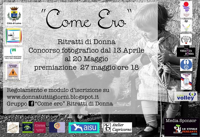 Luino, al via il concorso fotografico dell'associazione Violenza Donna “Come Ero - Ritratti di Donna”