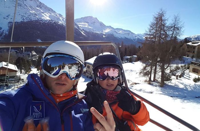 "Luinesi all'estero", Andrea Farace da tre anni è maestro di sci a St. Moritz
