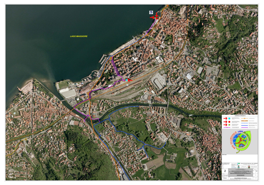 Luino - Pista Ciclabile progetto 1