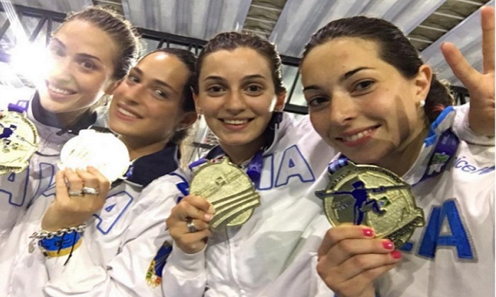 Coppa del Mondo di spada femminile, trionfo del quartetto azzurro a Rio De Janeiro