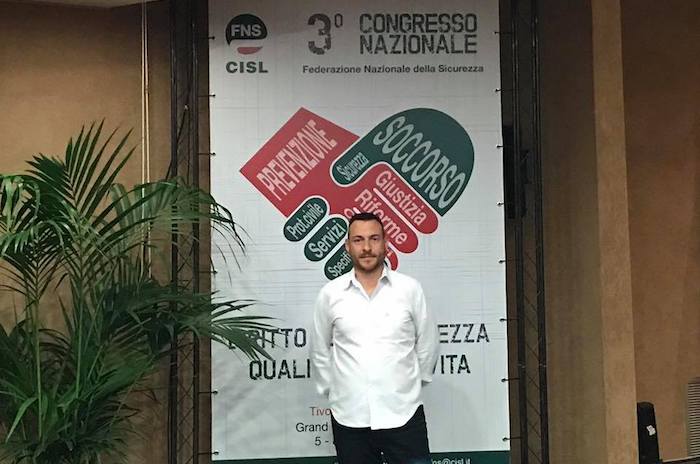 Il Vigili del Fuoco luinese Massimo Isgrò eletto consigliere nazionale della FNS CISL: "Per me un onore"