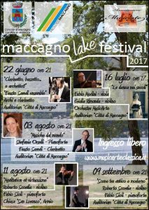 Al via giovedì il “Maccagno Lake Festival 2017”, musica tutta l'estate sul paese lacustre