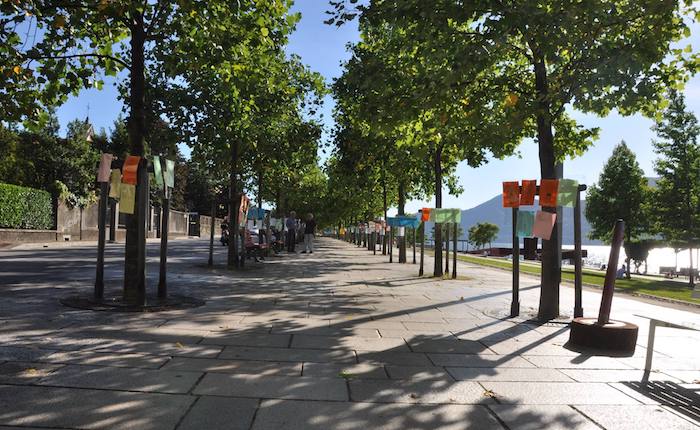 Gli alberi di viale Dante ospitano centinaia di poesie per una bella passeggiata culturale