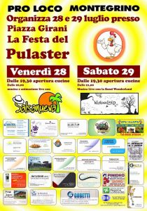Nel weekend a Montegrino la Festa del Pulaster, un'occasione per stare insieme