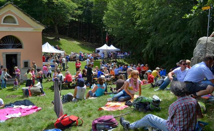 Domenica di festa sui monti gambarognesi in Canton Ticino