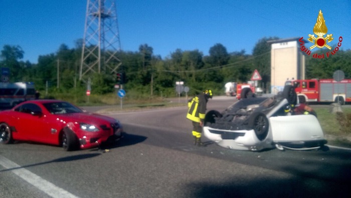 Incidente nel pomeriggio sulla 