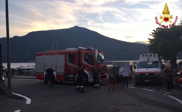 Batte la testa mentre praticava sport sul lago a Maccagno, ferito un turista 45enne