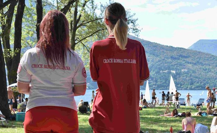 L'estate della Croce Rossa Luino al servizio dei cittadini e dei turisti sul territorio