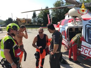 Sospese le ricerche dell'uomo scomparso nei pressi del Tresa. Riprenderanno domattina
