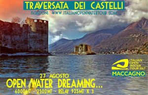 "Traversata dei Castelli", a Maccagno sbarca l'Italian Open Water Tour