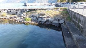 "Acqua torbida nel lago a Luino e cattivo odore al Porto Lido"