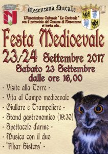 Nel weekend Mesenzana si colorerà grazie alla "Festa Medievale"