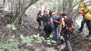 Castelveccana: scivola in un canalone sul monte San Michele, salvato 80enne