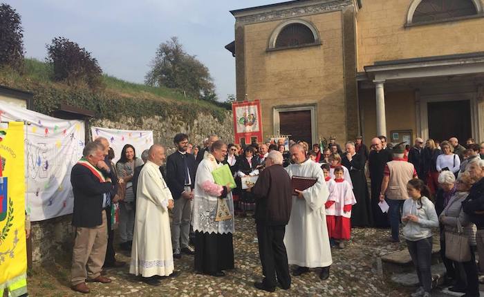 La comunità di Cunardo dà il benvenuto a don Francesco