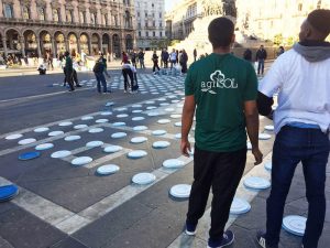 In Duomo a Milano la più imponente opera di Pixel Art del mondo: tra i volontari i ragazzi Agrisol